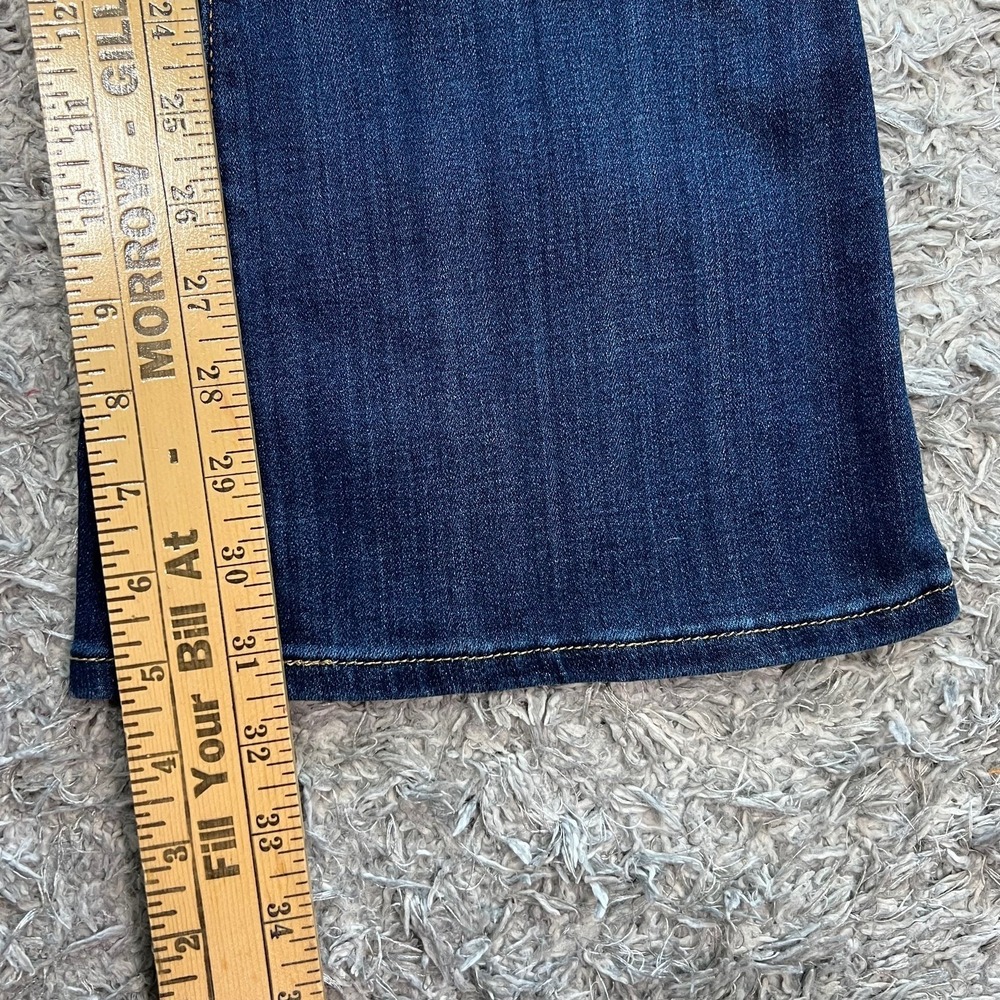 Levi's 726 High Rise Flare Jeans Dark Wash Y2K Bootcut Denim 27x32 *26.5x31.5 - Picture 10 of 14
